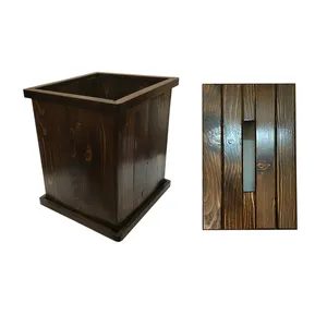 ست سطل و جعبه دستمال کاغذی آرونی مدل REZVAN