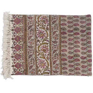 سفره قلمکار درجه یک اثر چیت ساز طرح 10 سایز 135 × 200 سانتی متر