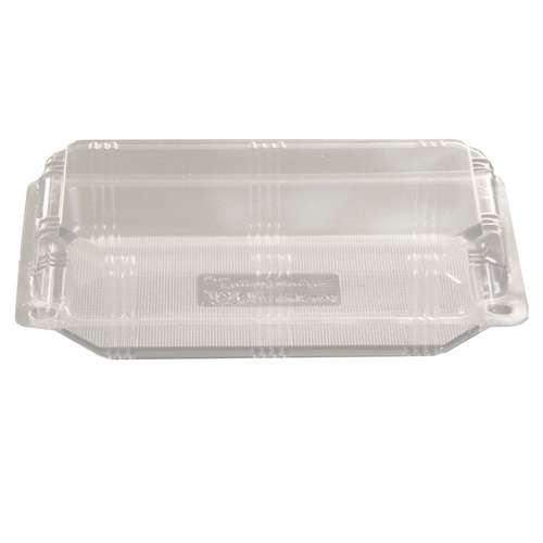 ظرف غذا یکبار مصرف طلقی طرح لانچ باکس کوتاه بسته 300 عددی