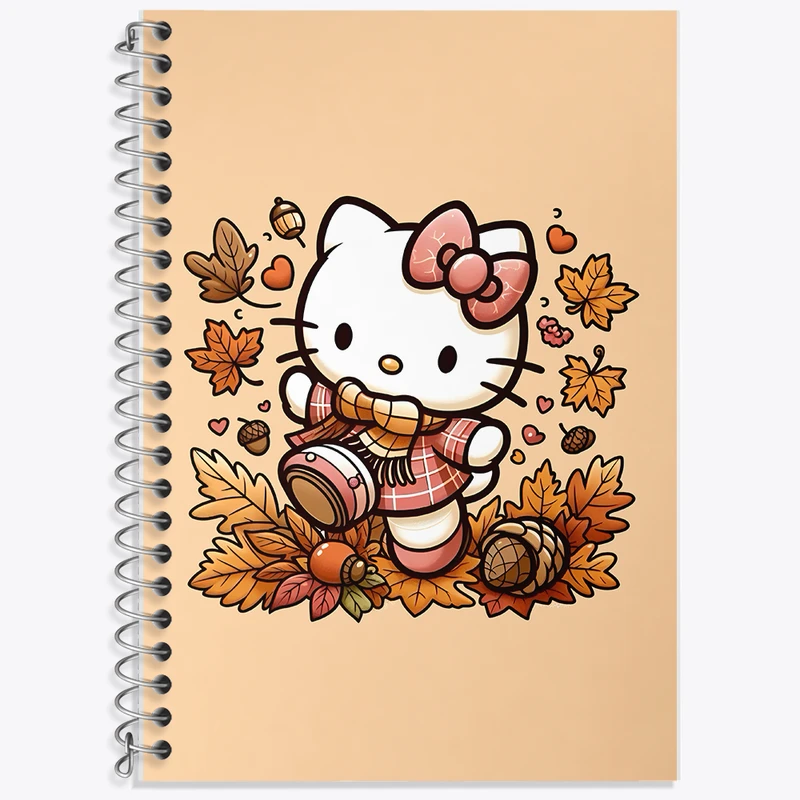 دفتر لغت 50 برگ خندالو طرح هلو کیتی (Hello Kitty) کد F6142