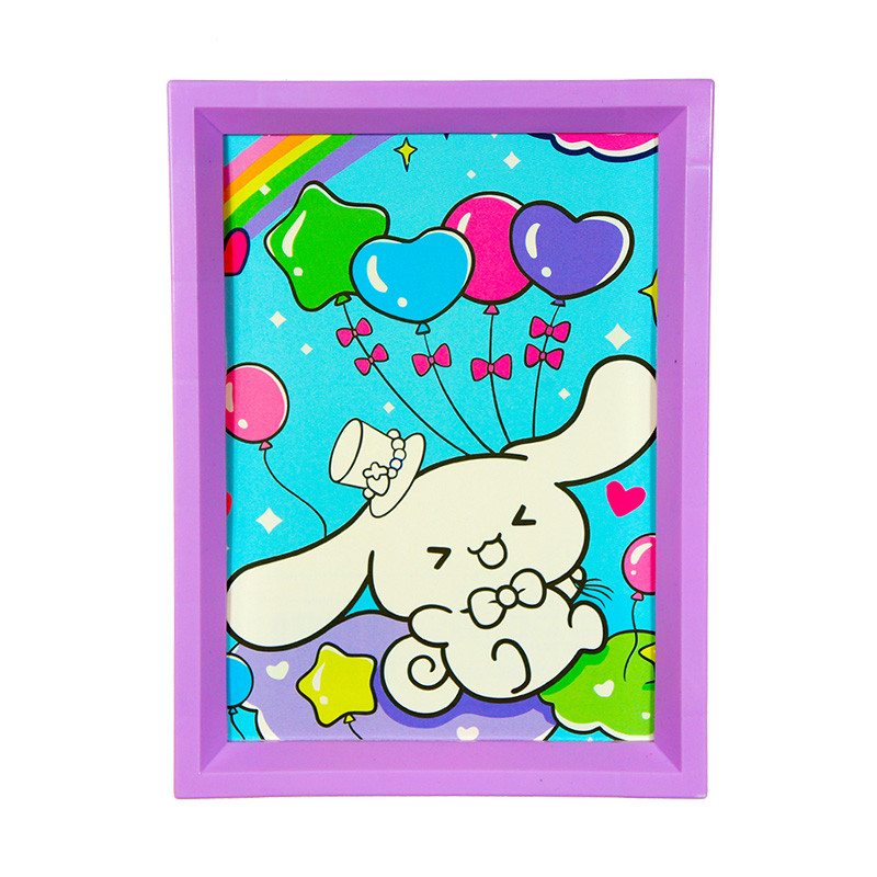 بسته رنگ آمیزی مدل خرگوش پاپیونی مجموعه 8 عددی