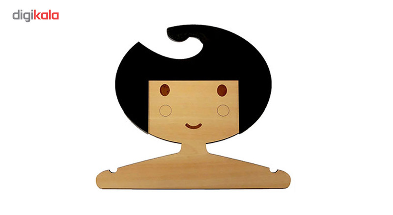 چوب لباسی کودک مدل مو صاف بسته 3 عددی چوب لباسی کودک مدل مو صاف بسته 3 عددی