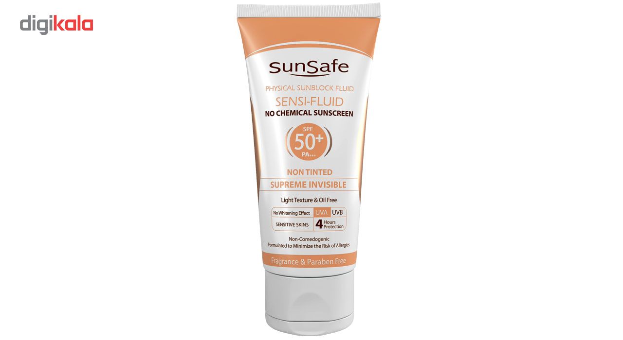 کرم ضد آفتاب سان سیف مدل سنسی فلوئید +SPF 50 حجم 50 میلی لیتر -  - 2