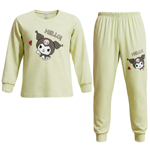 ست تی‌شرت آستین بلند و شلوار راحتی بچگانه نیل کوک مدل کرومی LL