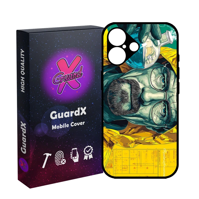 کاور گارد ایکس طرح Walter White مدل 11072 مناسب برای گوشی موبایل اپل iPhone 16