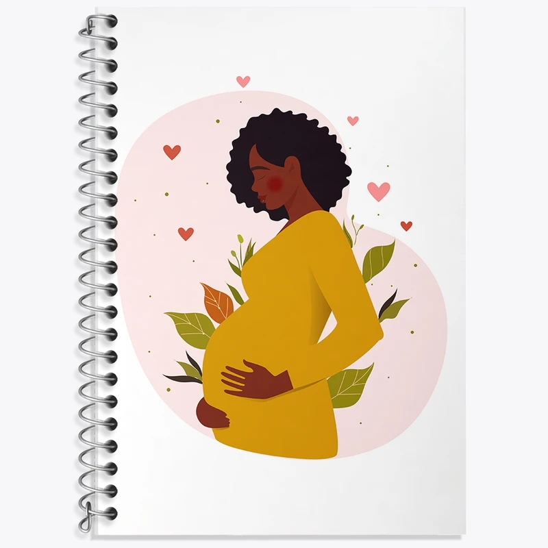 دفتر لغت 50 برگ خندالو طرح بارداری کد F698