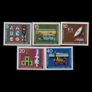 تمبر یادگاری مدل خارجی مجموعه 5 عددی 