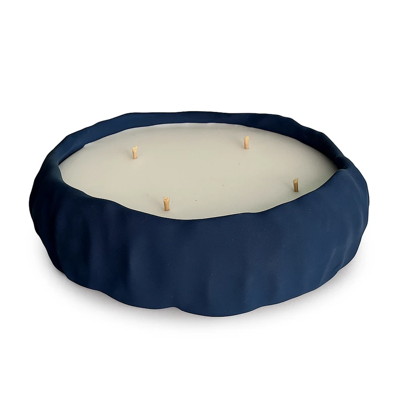 شمع لیوانی معطر مدل ۰۹ با رایحه وانیل زمان اتمام ۲۰ ساعت