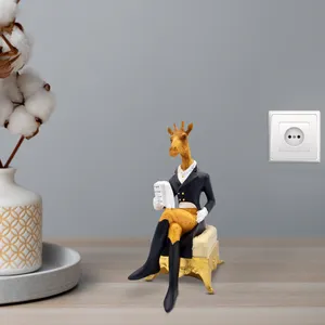 مجسمه گلدکیش طرح زرافه مدل 4512