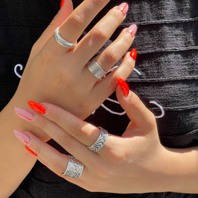 انگشتر زنانه مدل گل کد RB5 انگشتر زنانه مدل گل کد RB5