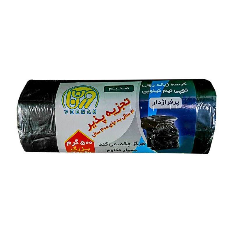 کیسه زباله ورنان پلاست مدل R201 رول 35 عددی
