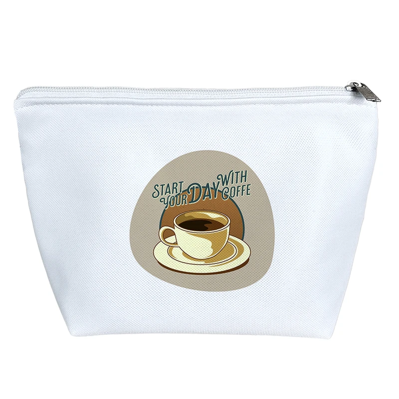 کیف لوازم آرایش دخترانه خندالو مدل قهوه (Coffee) کد H1658