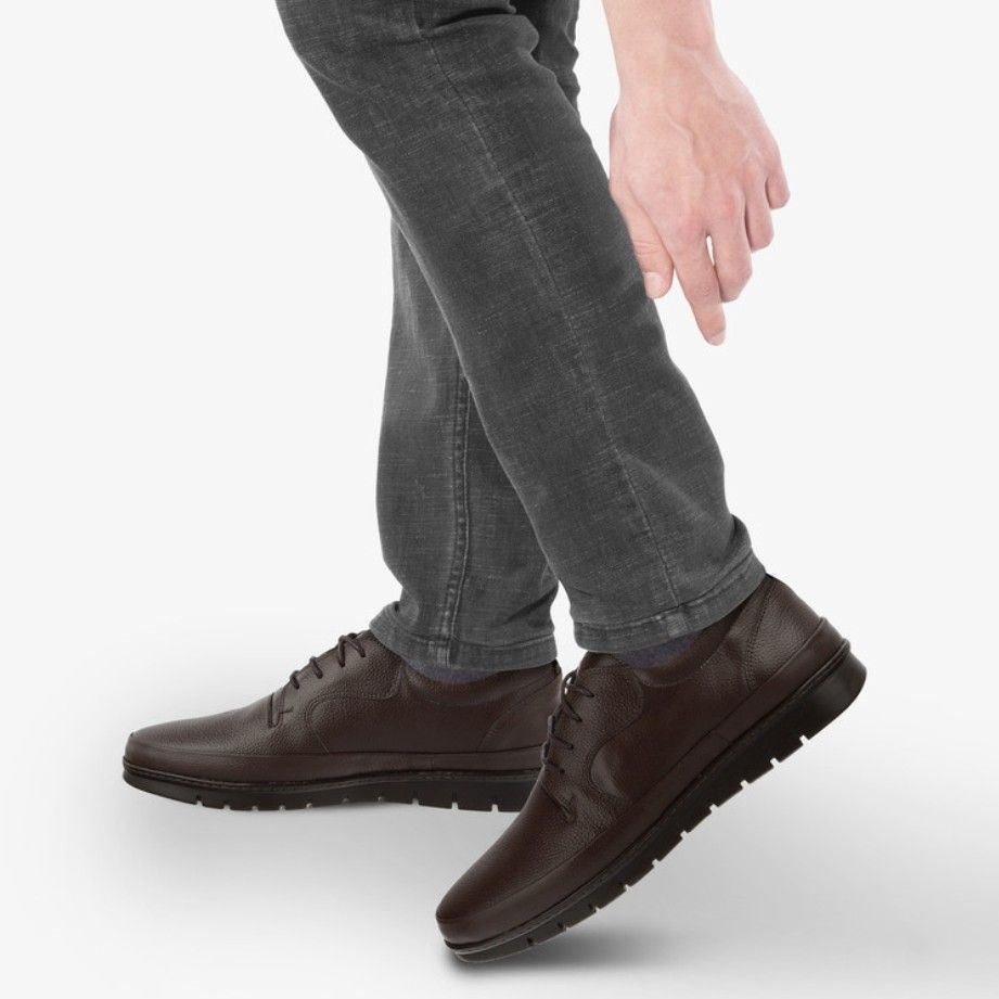 کفش روزمره مردانه سوته مدل چرم طبیعی کد 2D503 -  - 2