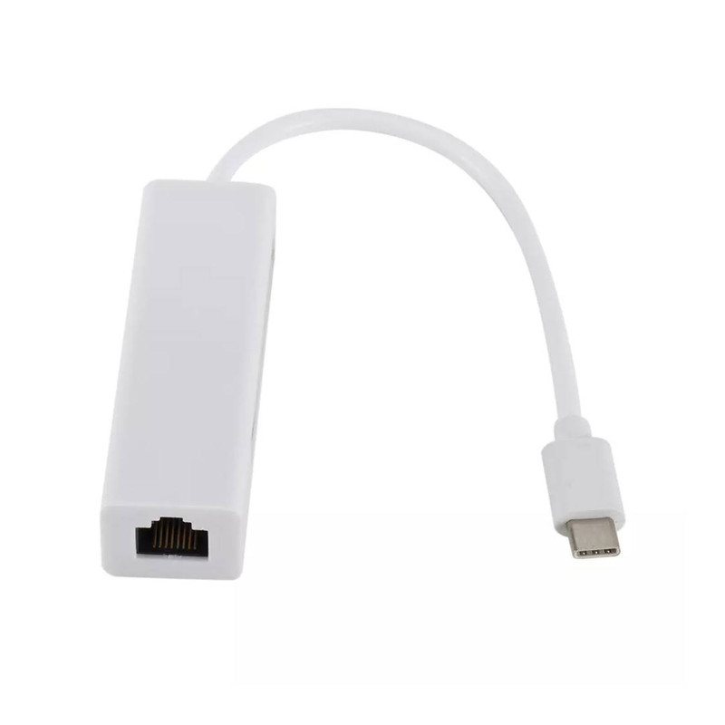 مبدل USB-C به LAN/USB2 مدل 3ports