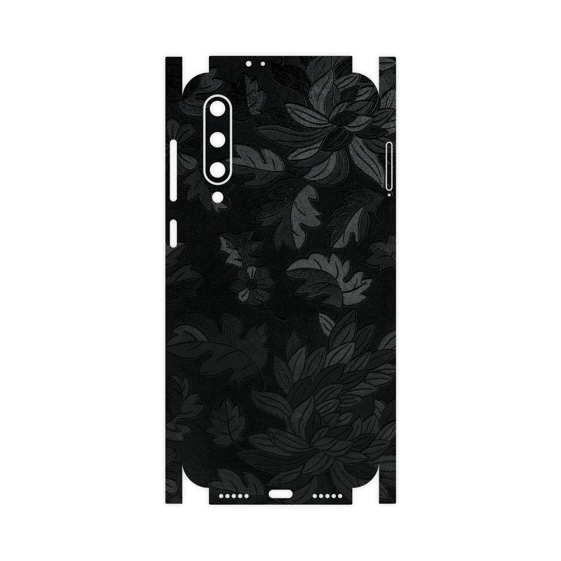 برچسب پوششی ماهوت مدل Full skin-Black-Wildflower  مناسب برای گوشی موبایل شیائومی MI 9 SE