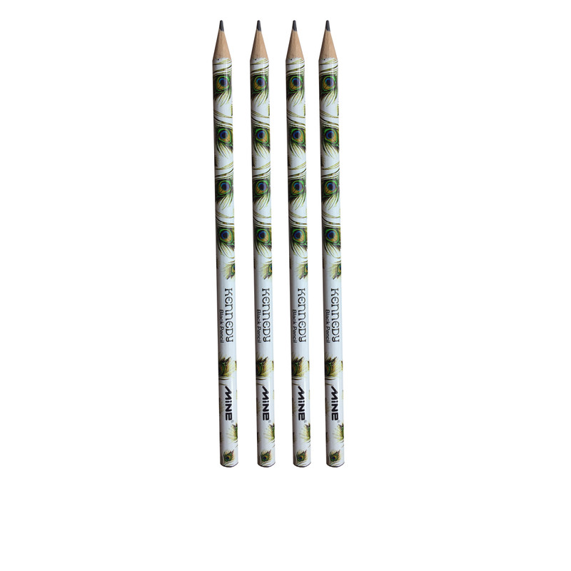 مداد مشکی مدل Mine Feather بسته 4 عددی
