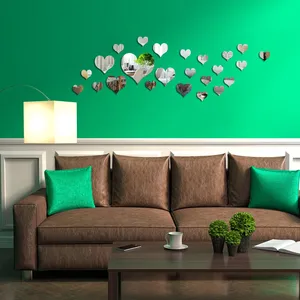 Padidehshop Heart Plexiglass Mirror