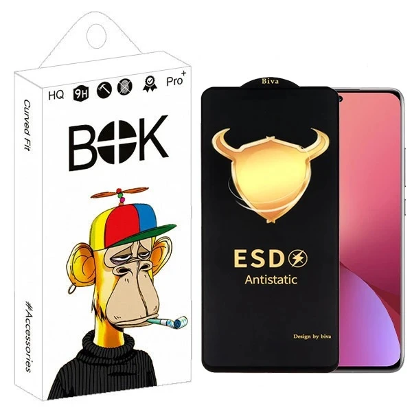 محافظ صفحه نمایش بوک مدل  Biva Antistatic GALAx مناسب برای گوشی موبایل اپل iphone 17PRO