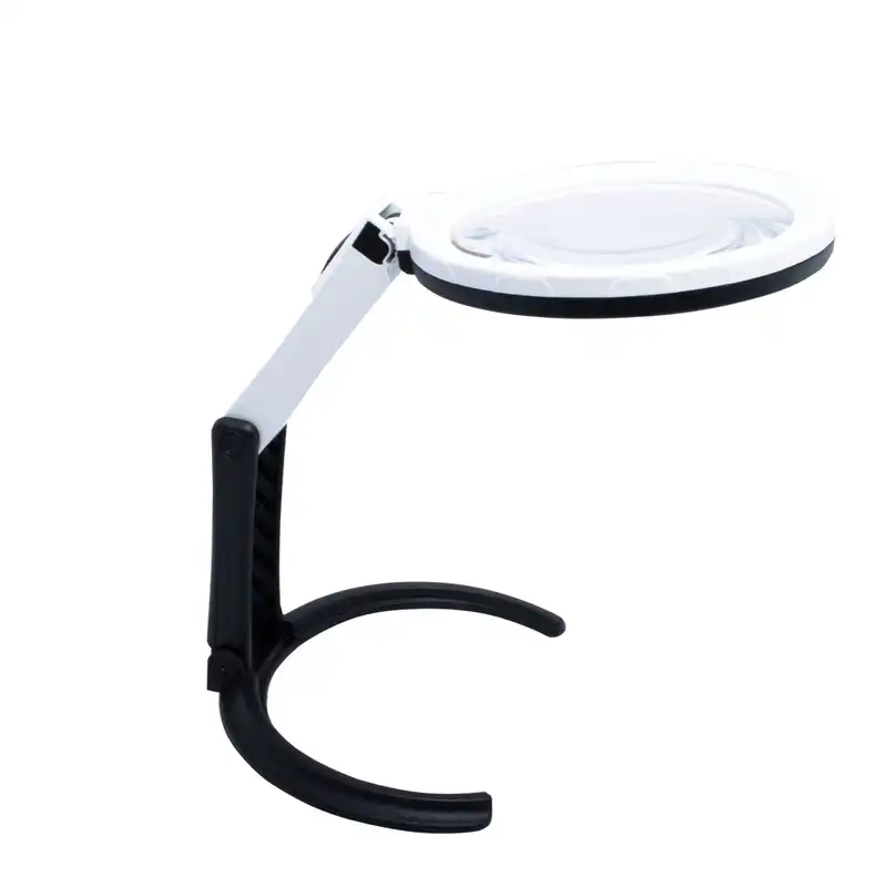 ذره بین پایه دار رومیزی چراغدار مدل MG3B-1D