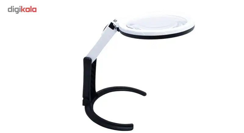 ذره بین پایه دار رومیزی چراغدار مدل MG3B-1D