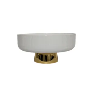 میوه خوری مدل کلاسیک پایه طلا mive300