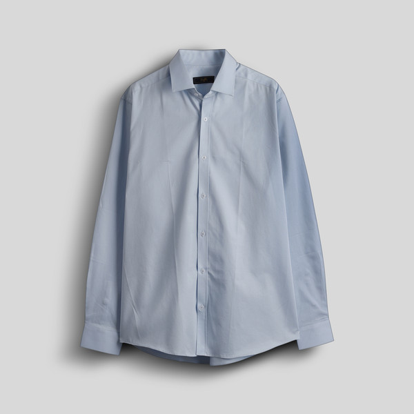 پیراهن آستین بلند یقه برگردان مردانه فریولی مدل 111050402