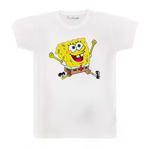 تی شرت بچگانه پرمانه طرح باب اسفنجی کد pmt.3409