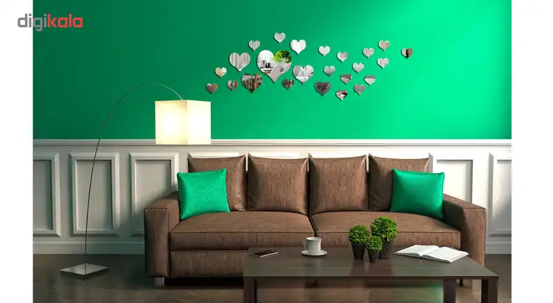 آینه پلکسی گلس پدیده شاپ طرح قلب