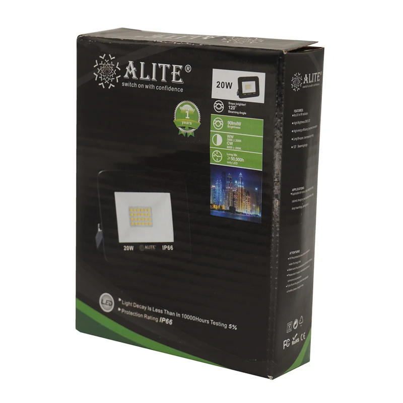 عکس شماره 6 : پروژکتور ال ای دی 20 وات ای لایت کد ip66