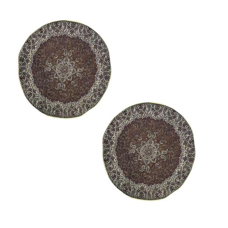 رومیزی ترمه مدل سالار کد SD28 مجموعه 2 عددی