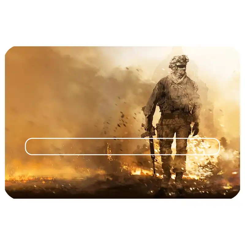 استیکر کارت مدل کال آف دیوتی کد 020