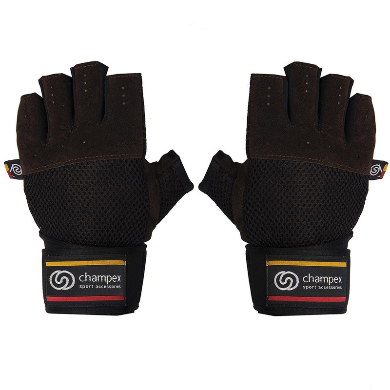 دستکش تمرین با وزنه چمپکس مدل Lifting Gloves سایز کوچک