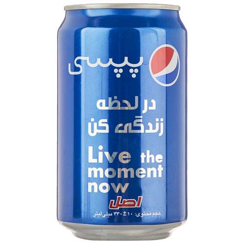 نوشابه گاز دار با طعم کولا پپسی - 330 میلی لیتر