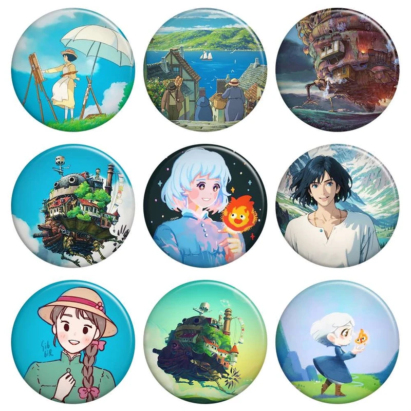 پیکسل گالری باجو طرح انیمه قلعه متحرک هاول کد howl moving castle 11 مجموعه 9 عددی
