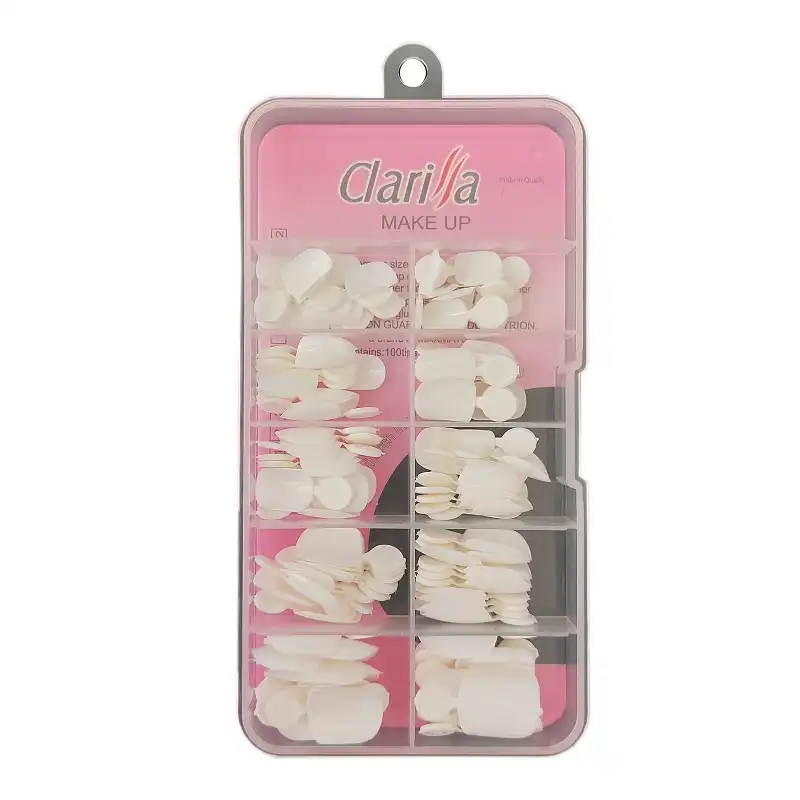 ناخن مصنوعی پا کلاریسا مدل p10 بسته 100 عددی