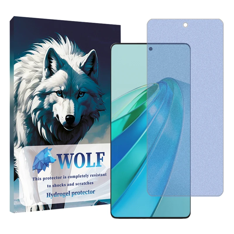 محافظ صفحه نمایش مات آنتی بلو ولف کد 01 مناسب برای گوشی موبایل آنر X9a