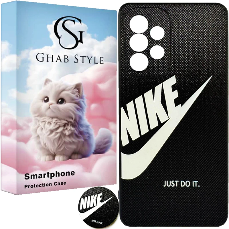 کاور قاب استایل مدل Sport مناسب برای گوشی موبایل سامسونگ Galaxy A53 / A53 5G به همراه پاپ سوکت