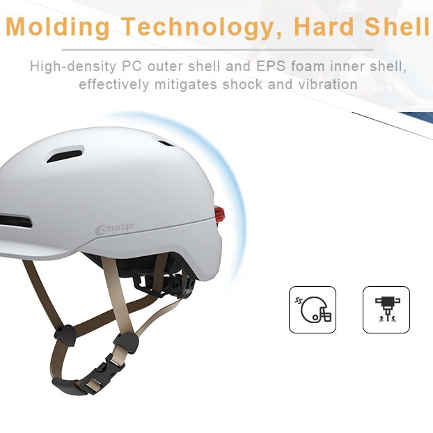 Xiaomi smart4u city riding smart sale flash helmet