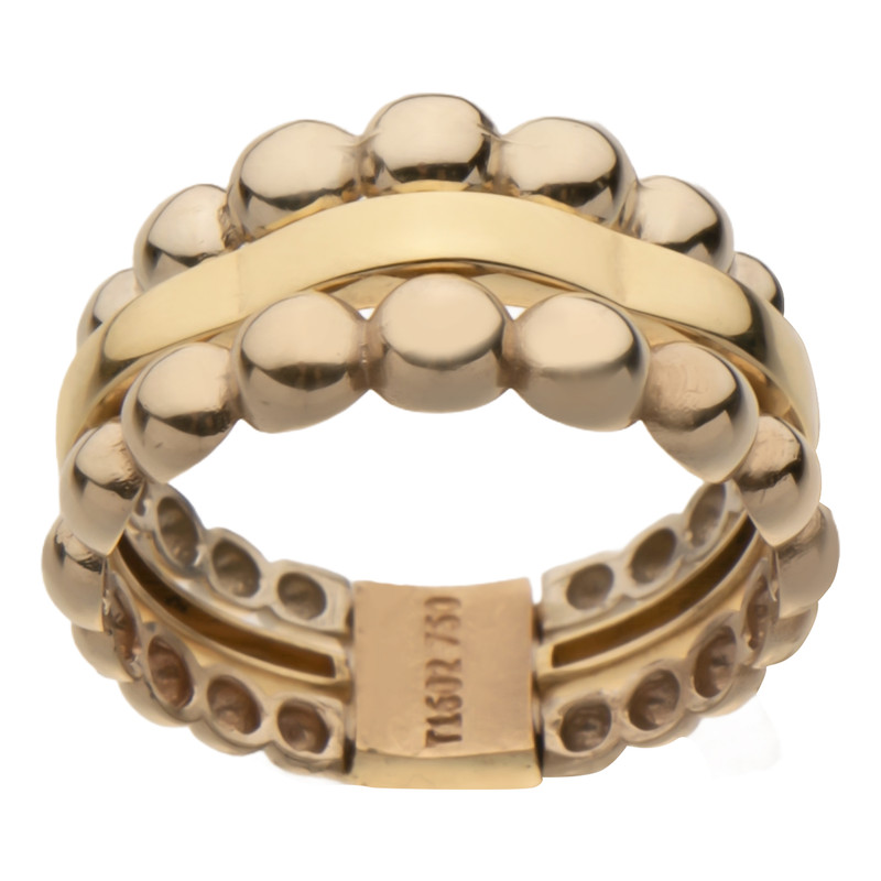 انگشتر طلا 18 عیار زنانه با طرح دیوید یورمن مایا ماهک مدل MR1277 سایز 58