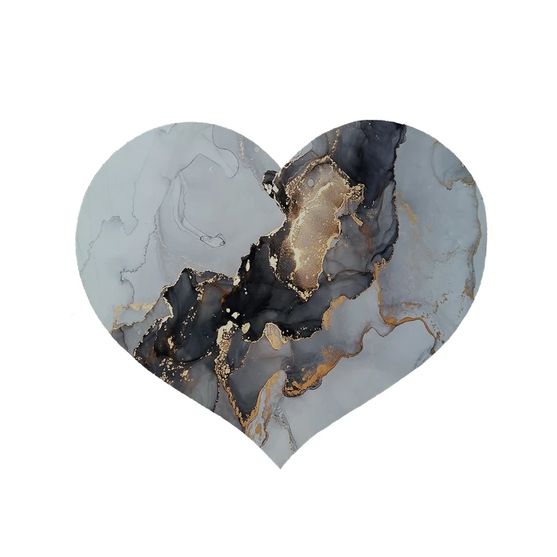 پادری مدل قلب طرح سنگ کد 8598 سایز 90 × 90 سانتی متر