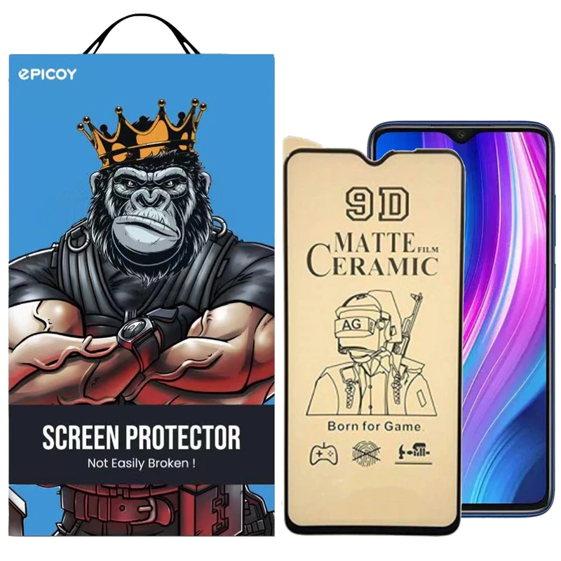 محافظ صفحه نمایش سرامیکی مات اپیکوی مدل BodyGuard مناسب برای گوشی موبایل شیائومی  Redmi Note 8 Pro/Redmi 9T/ Redmi 9 Power/ Redmi Note 9 4G (china)/ Poco M3