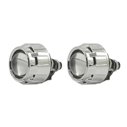 لنز چراغ خودرو دو حالته زیمر مدل L25-4300K BI-LED پایه دوکنتاکت مجموعه دو عددی