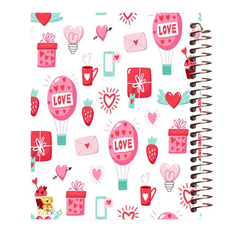 دفتر نقاشی 50 برگ بانیبو مدل لاو کد 436