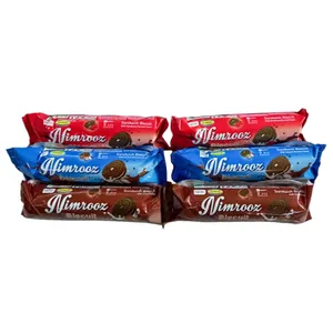 بیسکویت کرم دار نیمروز گرجی 80 گرم بسته 6 عددی