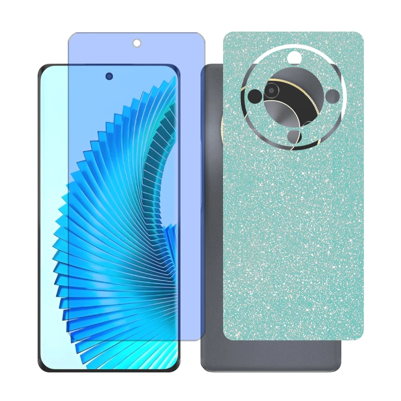 محافظ صفحه نمایش آنتی بلو گلس مدل Together مناسب برای گوشی موبایل آنر X9b به همراه برچسب پوششی پشت گوشی