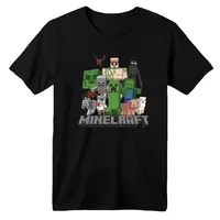 تی شرت آستین کوتاه بچگانه مدل ماینکرفت کد 004