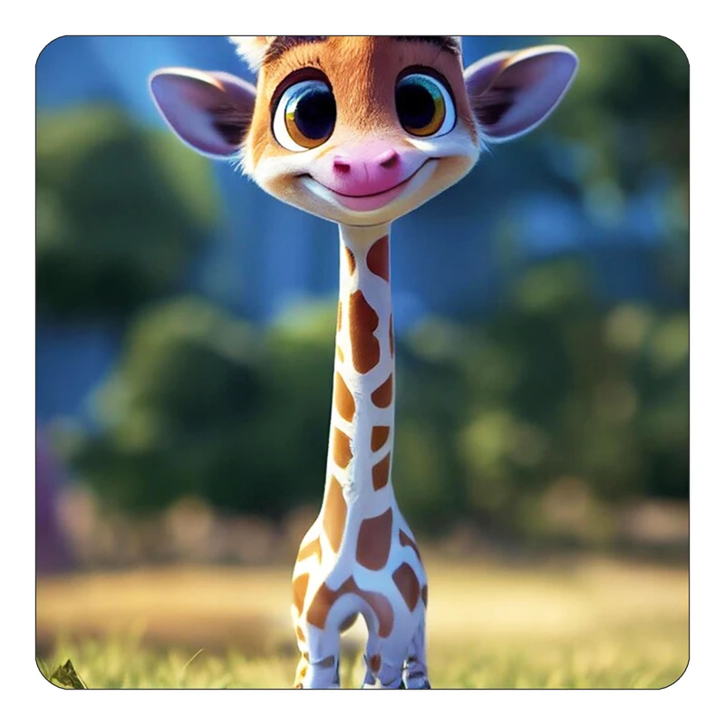 مگنت کاکتی طرح حیوانات کارتونی مدل mp27890