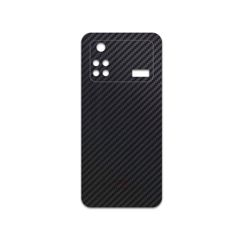 برچسب پوششی ماهوت مدل Carbon-Fiber مناسب برای گوشی موبایل شیائومی Poco M4 Pro 4G