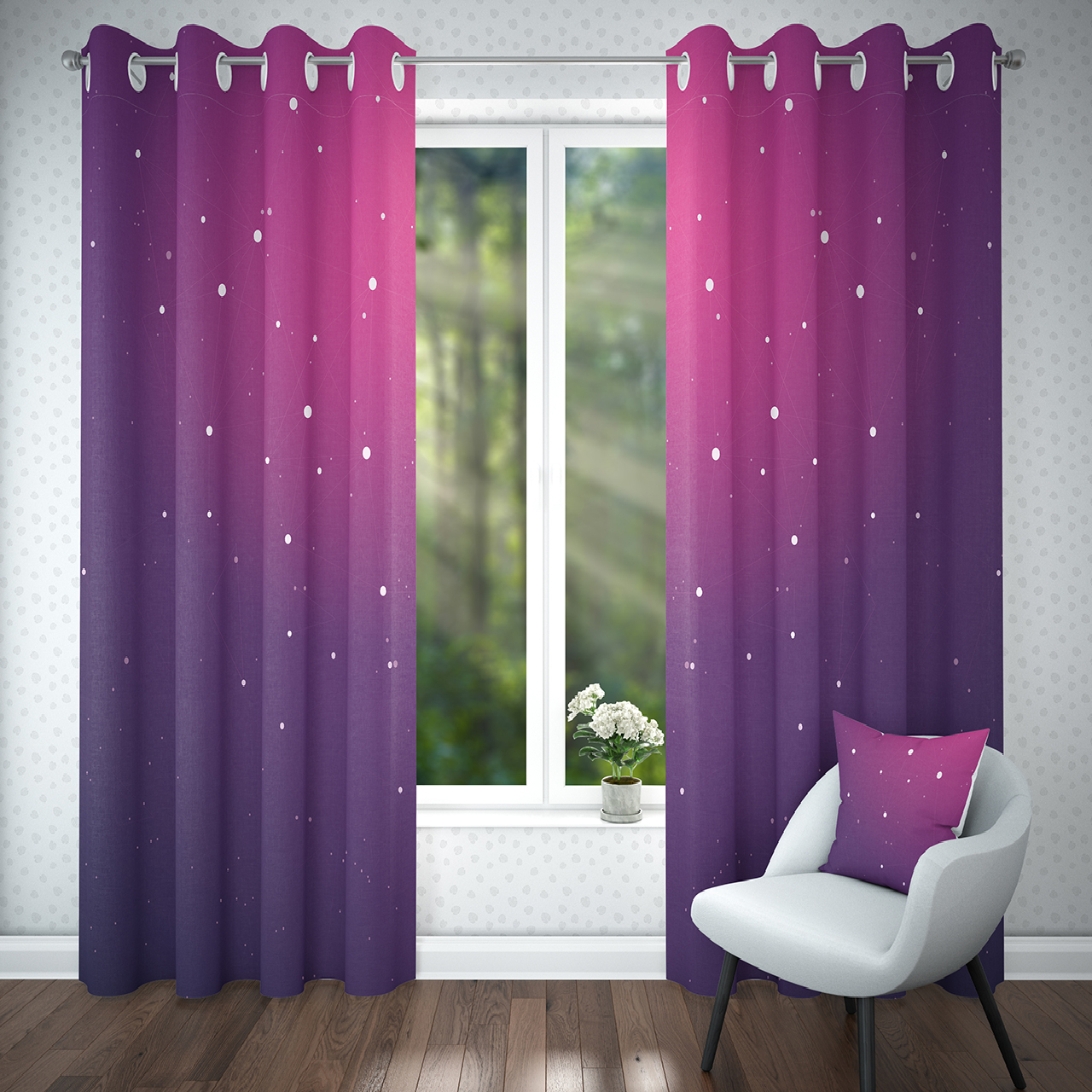 پرده سرمه مدل pl224