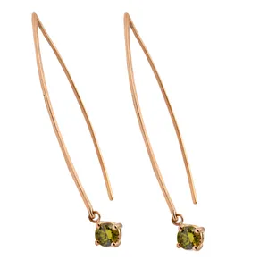  گوشواره طلا 18 عیار رزگالری کد N072